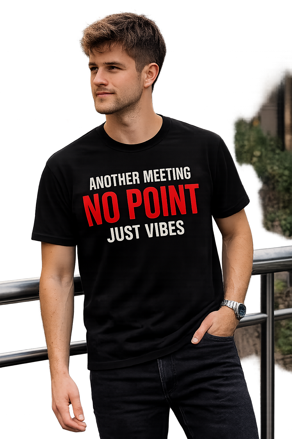 Funny Office Meeting T-Shirt – Another Meeting No Point Tee